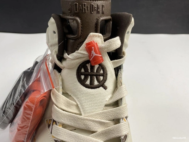 Rep TBkick (2020) Jordan Brown CZ4152-100 Sail 6 Quai54 Retro AIR 0728